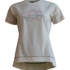 Zimtstern PureFlowz Eco Fietsshirt met Korte Mouwen Dames - Cream