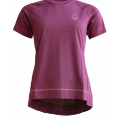 Zimtstern PureFlowz Eco Fietsshirt met Korte Mouwen Dames - Windsor Wine