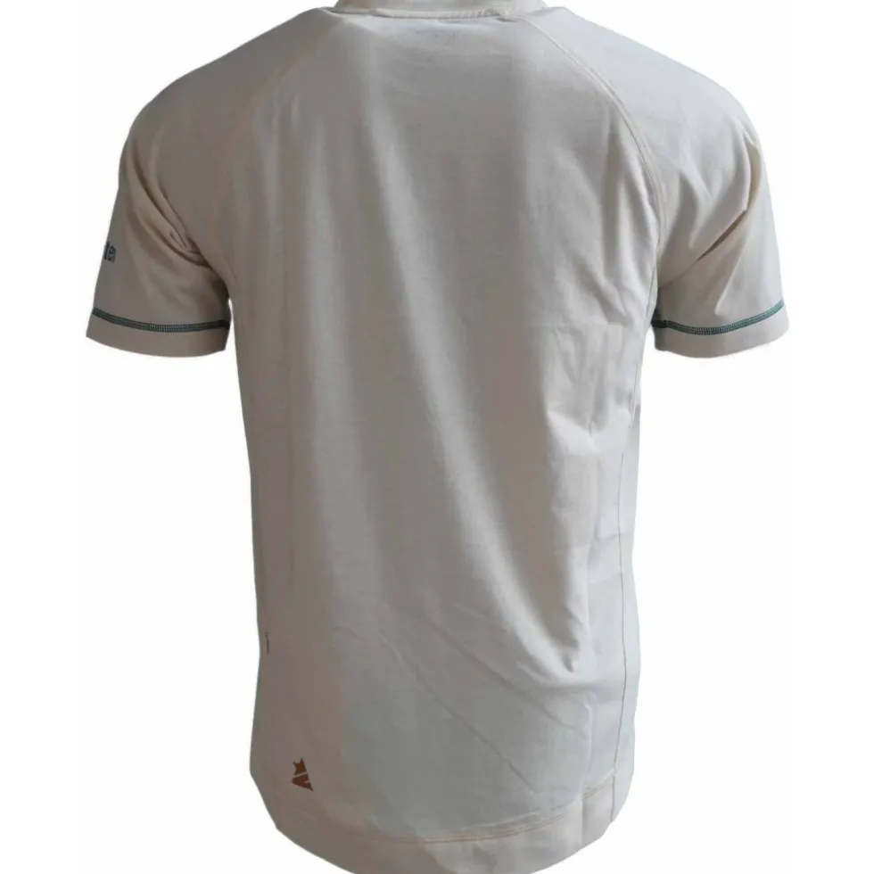 Zimtstern PureFlowz Eco Herenshirt met korte mouwen - Cream - M10361