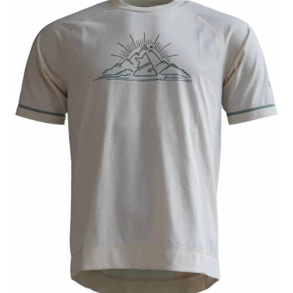 Zimtstern PureFlowz Eco Herenshirt met korte mouwen - Cream - M10361