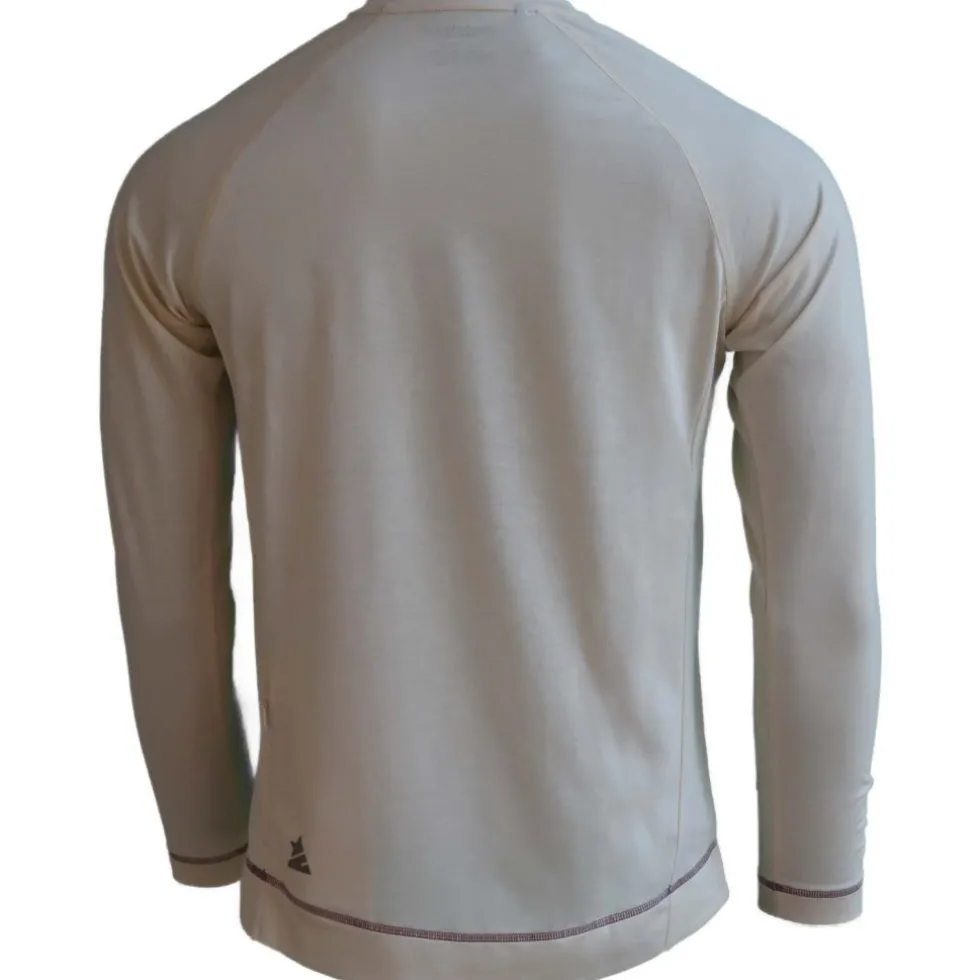 Zimtstern PureFlowz Eco Shirt met Lange Mouwen Heren - Cream