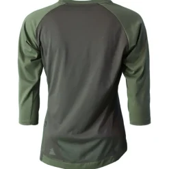 Zimtstern PureFlowz MTB Fietsshirt met 3/4 Mouwen Dames - forest night/bronze green