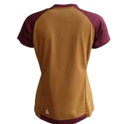 Zimtstern PureFlowz MTB Shirt met Korte Mouwen Dames - golden brown/windsor wine