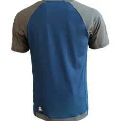 Zimtstern PureFlowz MTB Shirt met Korte Mouwen Heren - French Navy / Dusty Olive