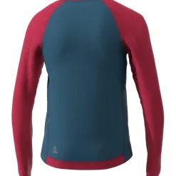Zimtstern PureFlowz MTB Shirt met Lange Mouwen Kinderen - jester red/french navy
