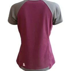 Zimtstern PureFlowz MTB Shirt met Korte Mouwen Dames - Windsor Wine/Dusty Olive