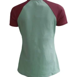 Zimtstern Riderz MTB Shirt met Korte Mouwen Dames - Granite Green/Windsor Wine