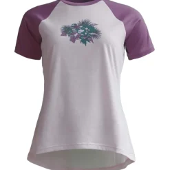 Zimtstern Riderz MTB Shirt met Korte Mouwen Dames - Lilac/Berry