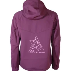 Zimtstern Shelterz Softshell MTB-Jas Dames - Windsor Wine/Blush