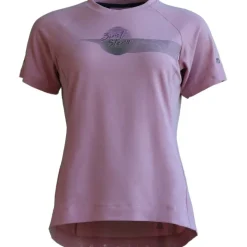 Zimtstern Spunz Fietsshirt met Korte Mouwen Dames - Blush