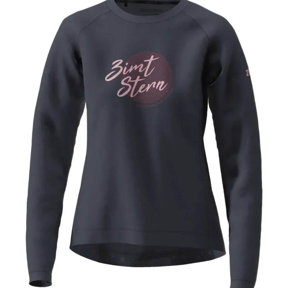 Zimtstern Spunz Shirt met Lange Mouwen Dames - dark navy