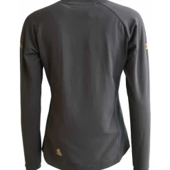 Zimtstern Spunz Shirt met Lange Mouwen Dames - Pirate Black