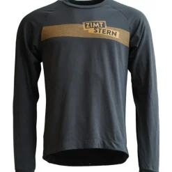 Zimtstern Spunz Shirt met Lange Mouwen Heren - pirate black
