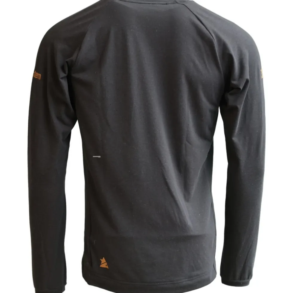 Zimtstern Spunz Shirt met Lange Mouwen Heren - pirate black