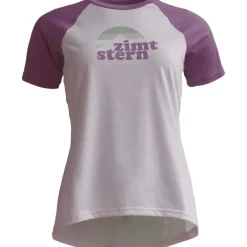 Zimtstern Sunsetz Shirt met Korte Mouwen Dames - Lilac/Berry