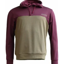 Zimtstern Tech Hoodz Hoodie Heren - Windsor Wine / Military Olive