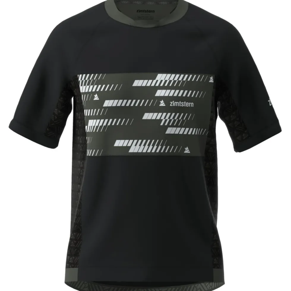 Zimtstern TechZonez Fietsshirt Heren - pirate black/gun metal