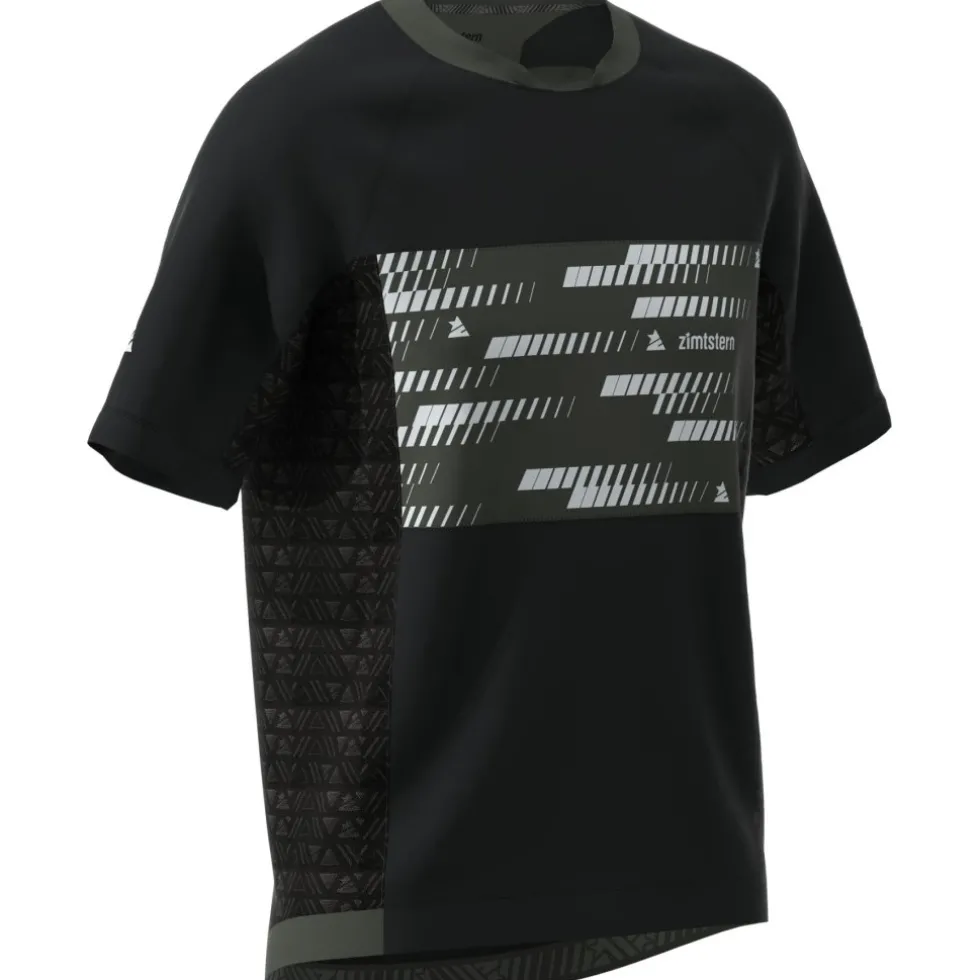 Zimtstern TechZonez Fietsshirt Heren - pirate black/gun metal