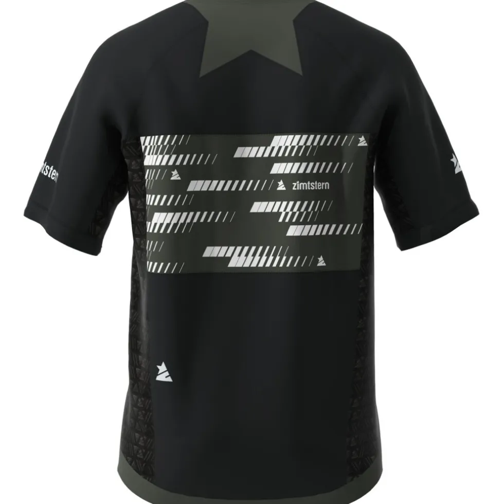 Zimtstern TechZonez Fietsshirt Heren - pirate black/gun metal