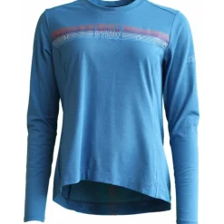 Zimtstern TrailFlowz MTB-Shirt met Lange Mouwen Dames - Blue Steel