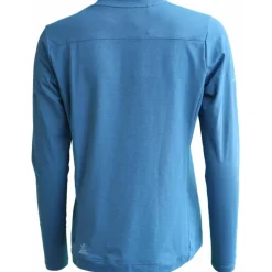 Zimtstern TrailFlowz MTB-Shirt met Lange Mouwen Dames - Blue Steel