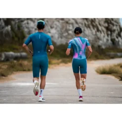 Zone3 Activate+ Trisuit met korte mouwen voor heren - teal